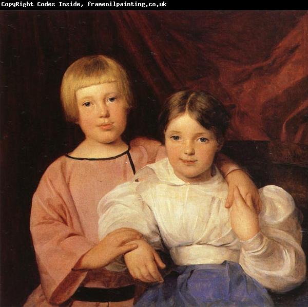Ferdinand Georg Waldmuller Children